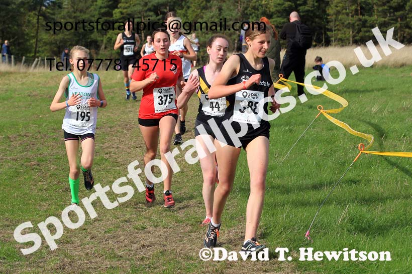 Girls under-15s 2022 NEHL Druridge Bay, Northumberland, Sunday, October 9th. Photo: David T. Hewitson/Sports for All Pics
